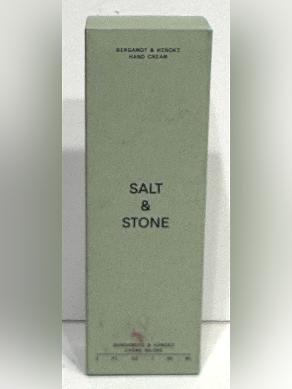 NEW, SALT & STONE Bergamot & Hinoki Hand Cream 2 fl oz - Picture 3 of 5